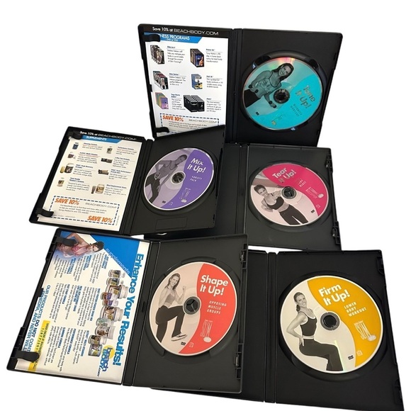 Beachbody Debbie Siebers Slim Series 5 DVD Set Mix, Tear, Shape, Tone, Firm - Picture 3 of 5